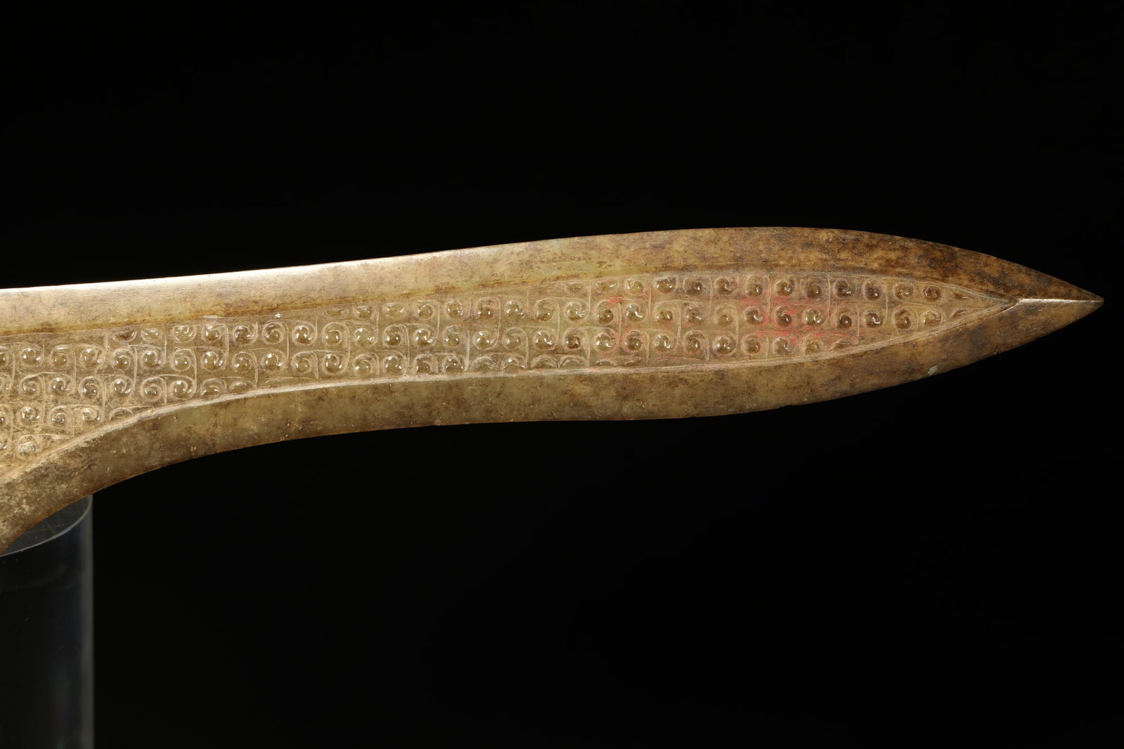 BRONZE GILT-SILVER JADE GE - 4