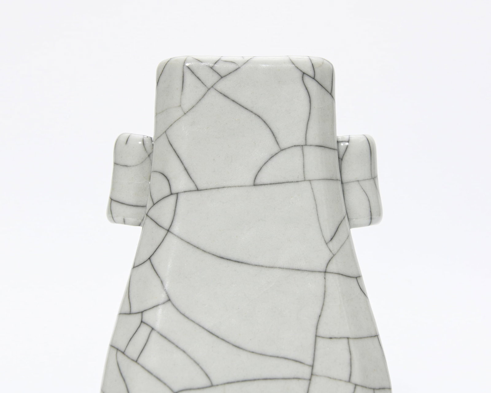 QIANLONG GE-TYPE GLAZED VASE - 4