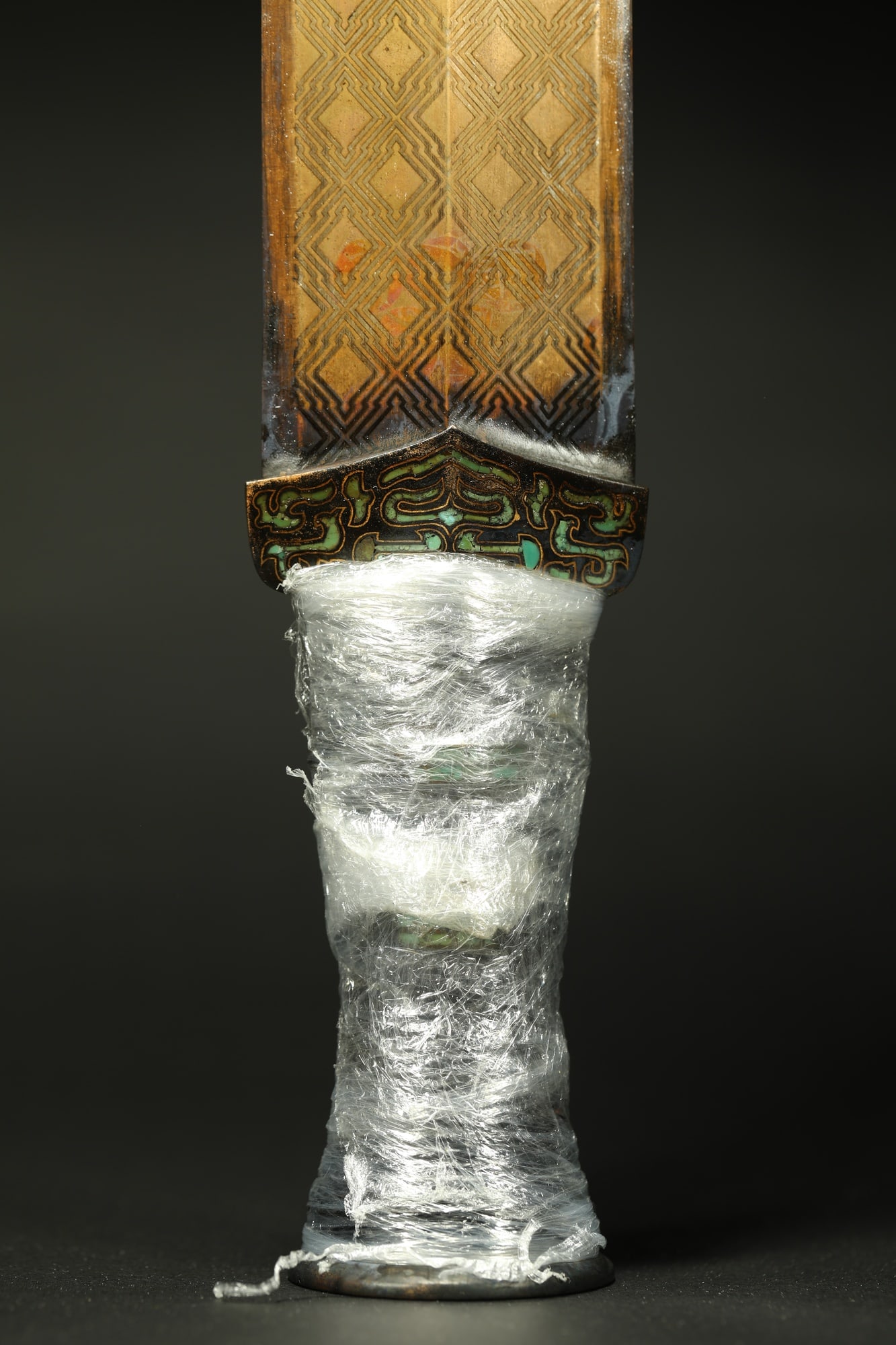 BRONZE GILT-SILVER SWORD - 5