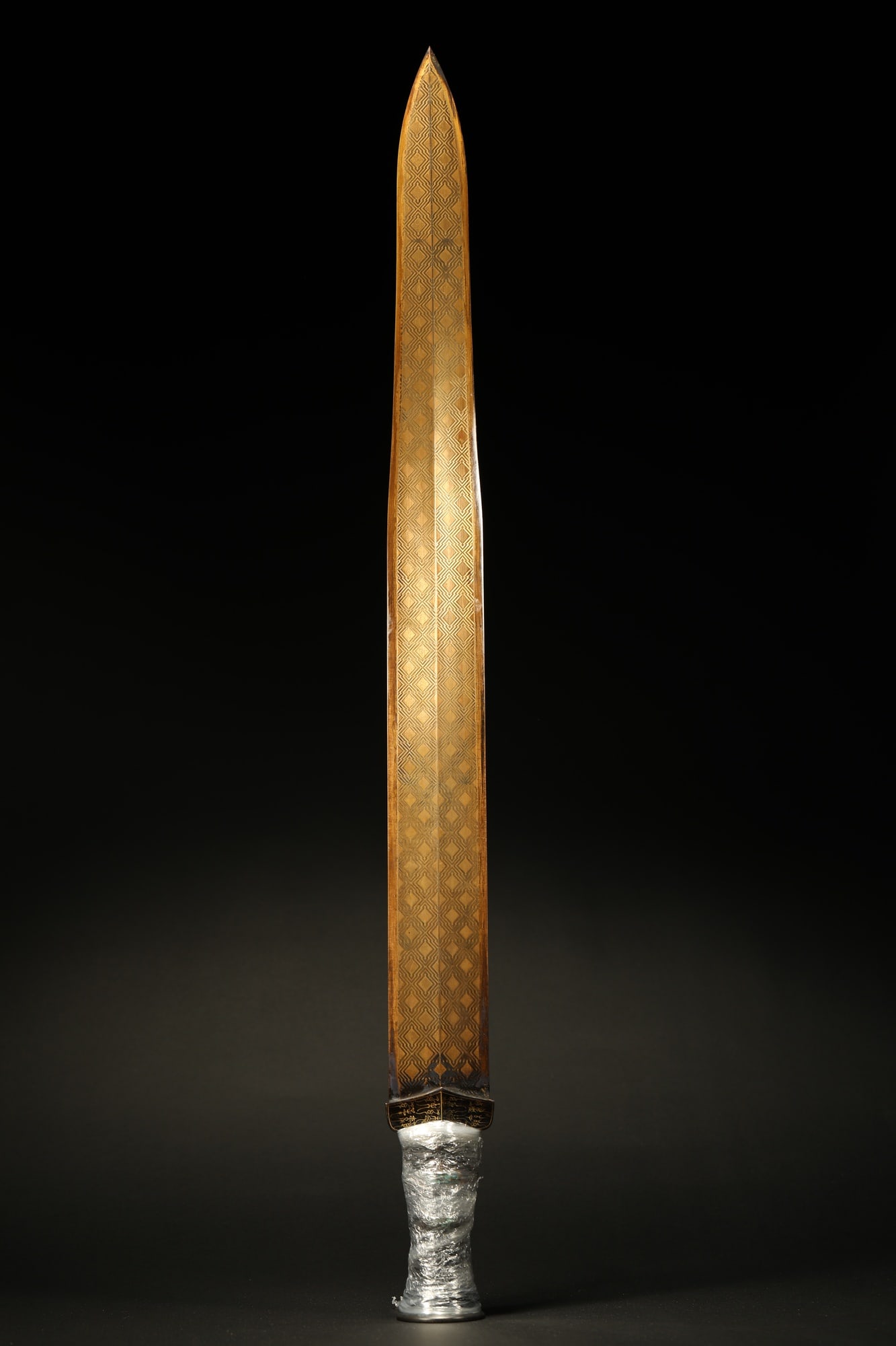 BRONZE GILT-SILVER SWORD - 6