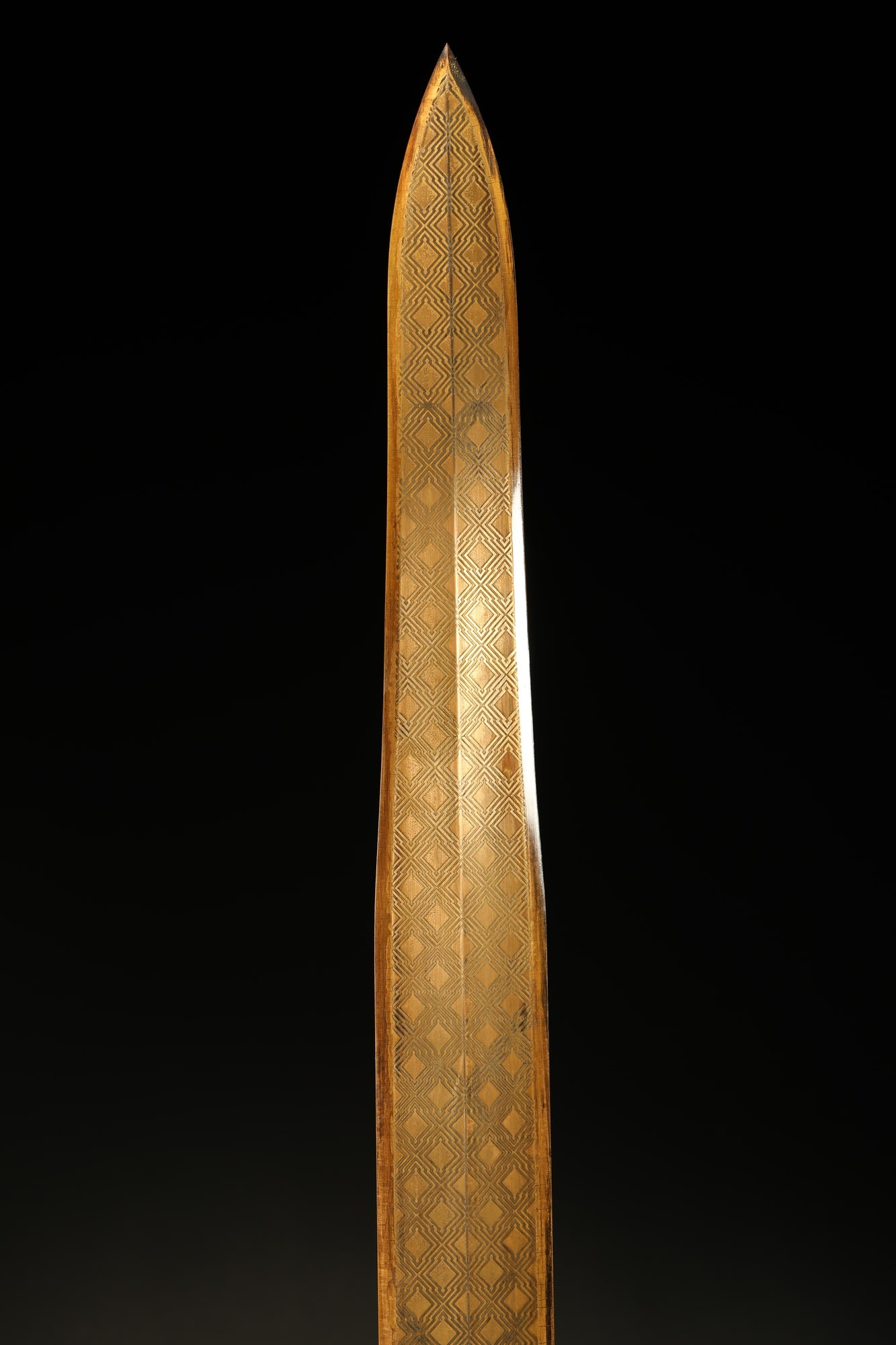 BRONZE GILT-SILVER SWORD - 7