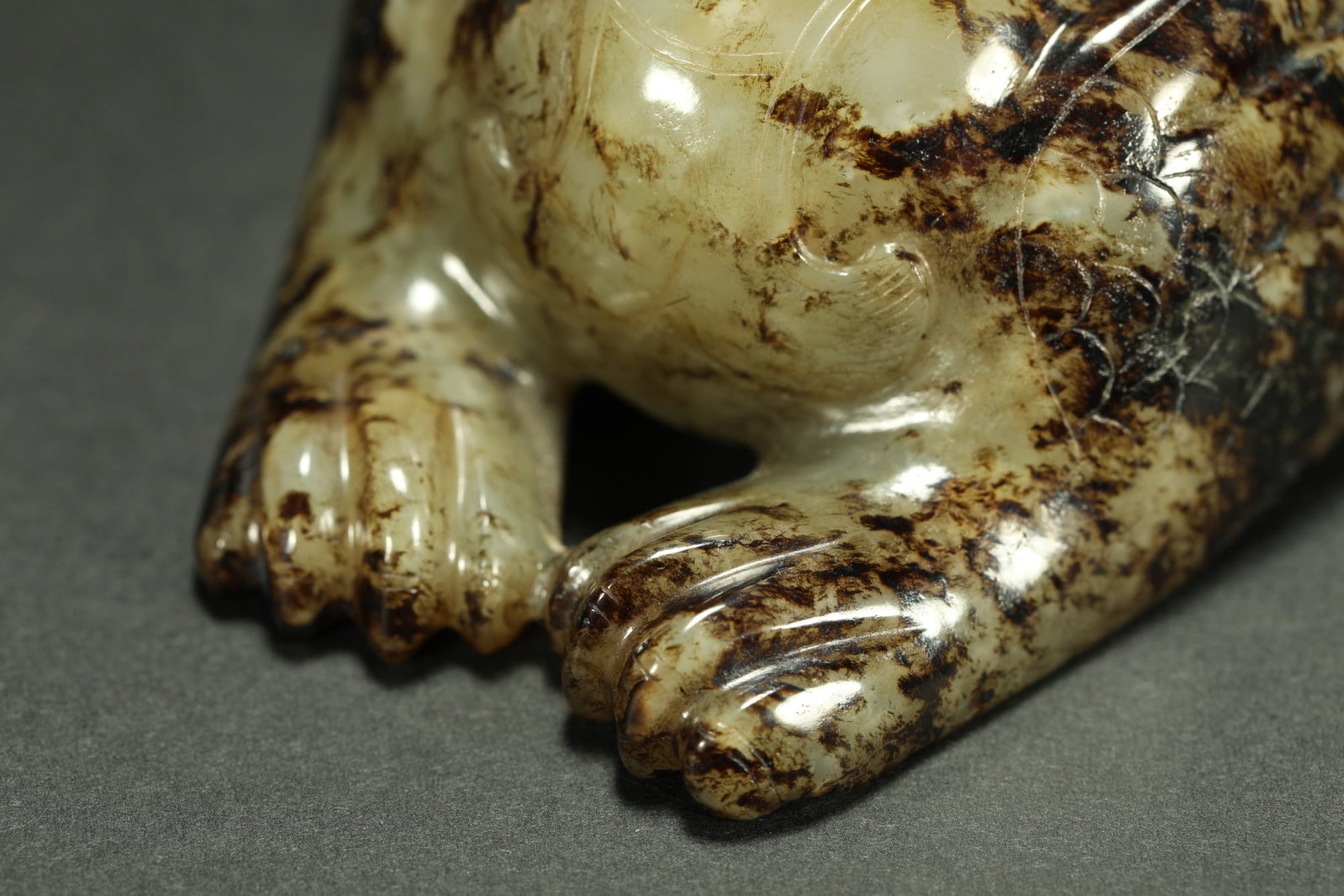 HETIAN JADE MYTHICAL BEAST - 6