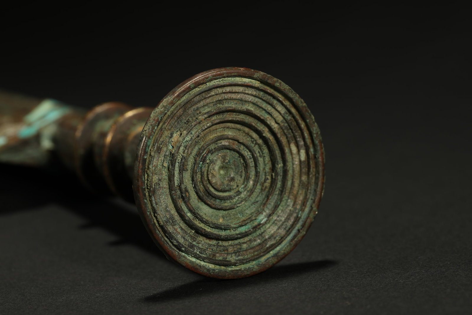 BRONZE GILT-SILVER SWORD - 10