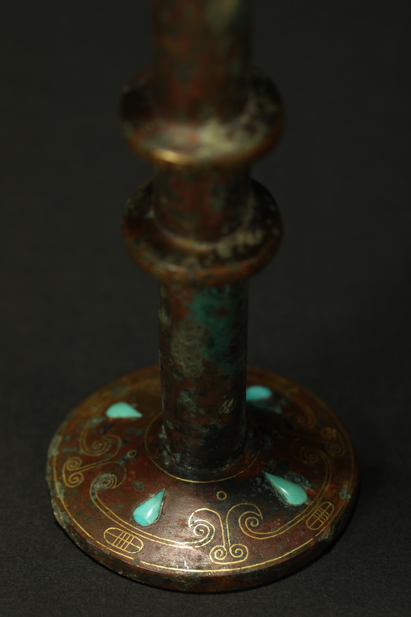 BRONZE GILT-SILVER SWORD - 8