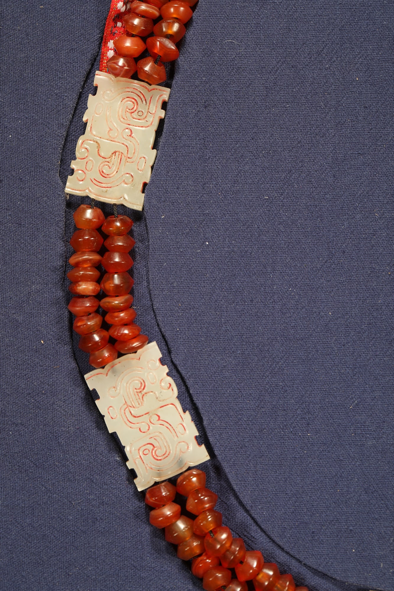 AGATE AND HETIAN JADE NECKLACE - 4