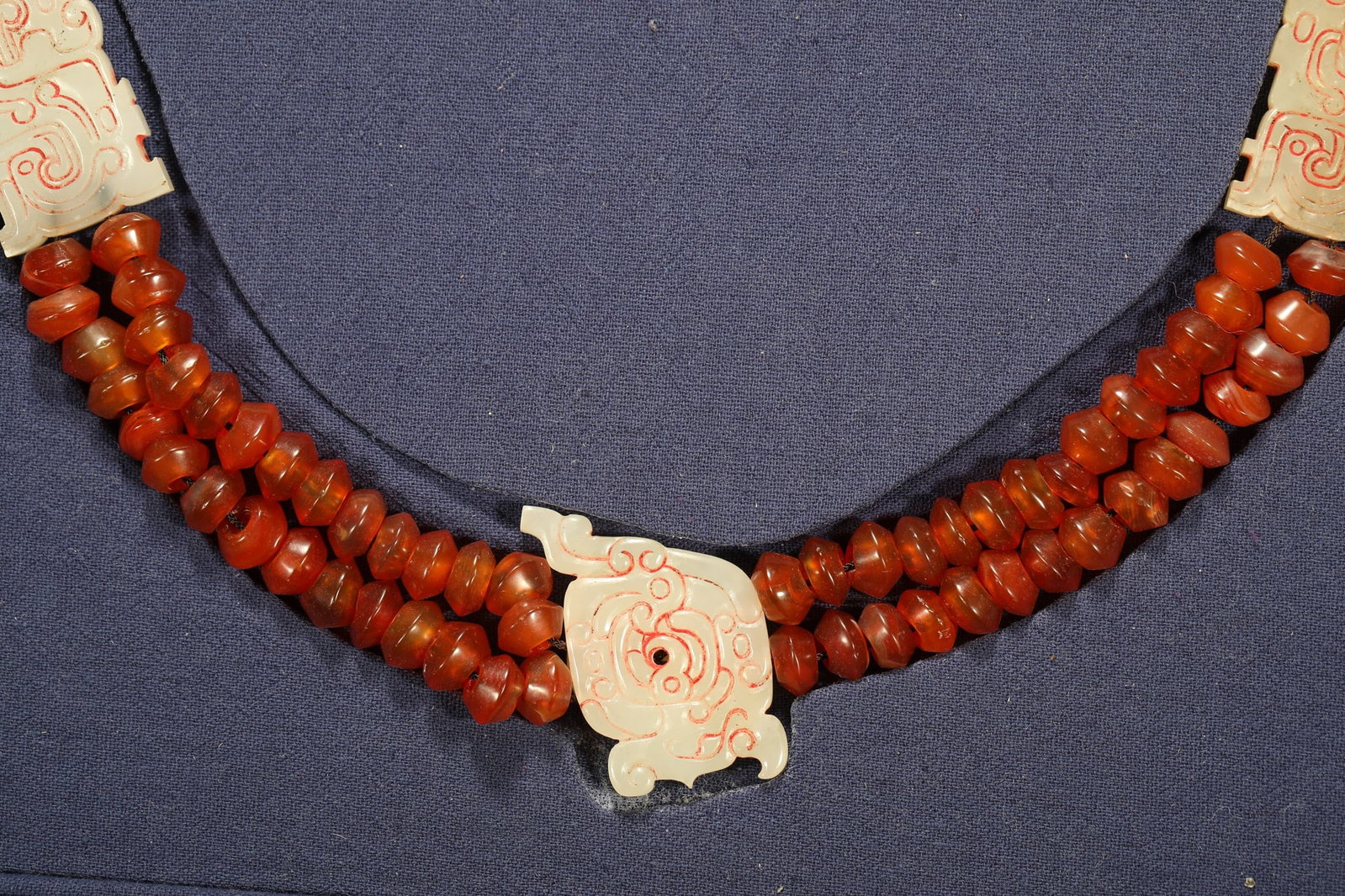 AGATE AND HETIAN JADE NECKLACE - 5