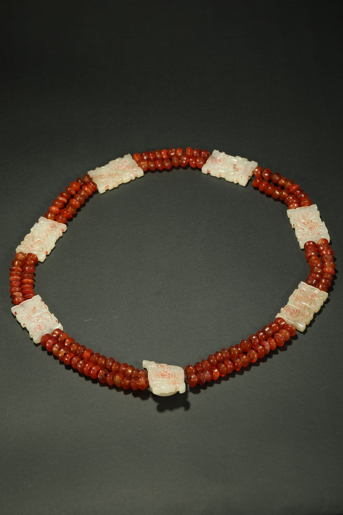 AGATE AND HETIAN JADE NECKLACE - 6