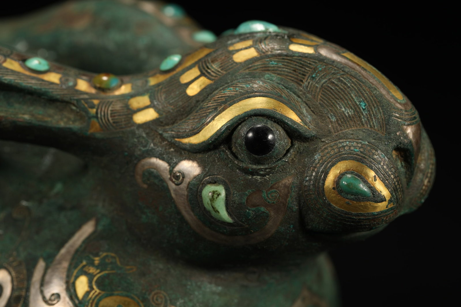 BRONZE GILT-SILVER RABBIT - 2