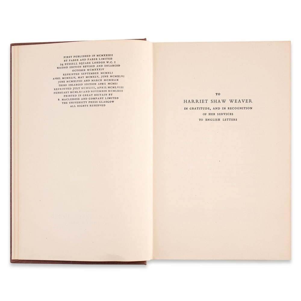 T. S. ELIOT SIGNED SELECTED ESSAYS - 4