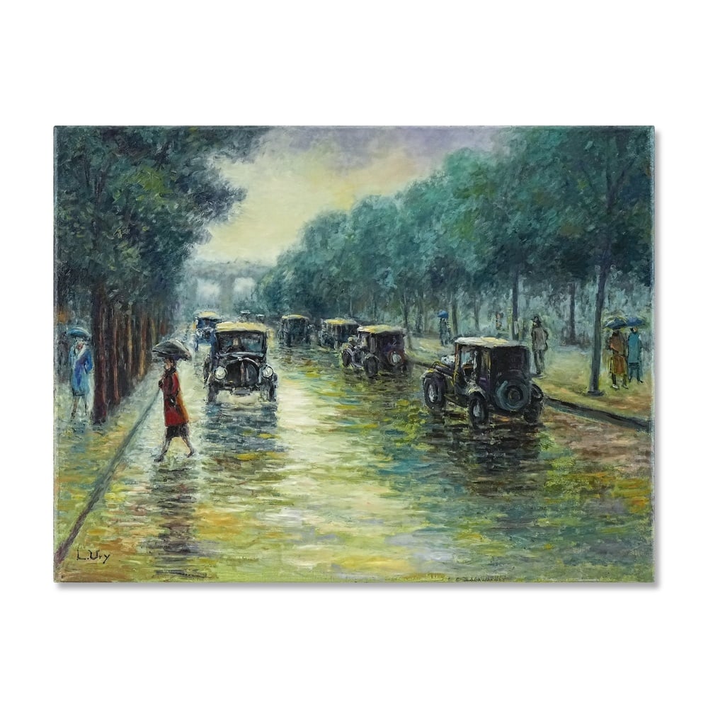 LESSER URY (1861-1931), OIL ON CANVAS: Image Dimensions: 18 1/4 x 24 1/4 in (46.2 x 61.5 cm) This painting comes with COA. Lesser Ury is widely regarded as one of the leading figures of German Impressionism and one of Europe's finest paint