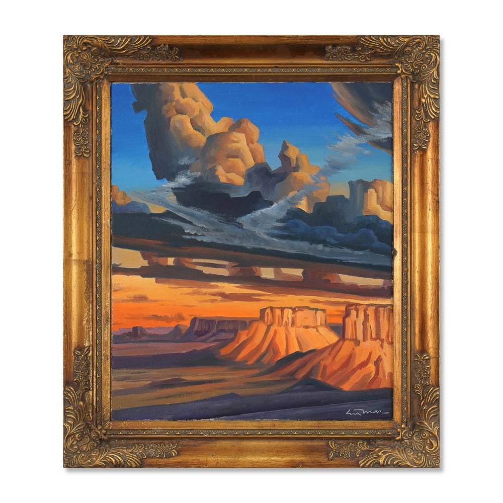 ED MELL (1942-2024), OIL ON CANVAS (1 of 3)