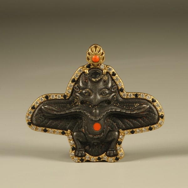 20th centuryIron Great Peng Golden Wing Pendant (1 of 7)