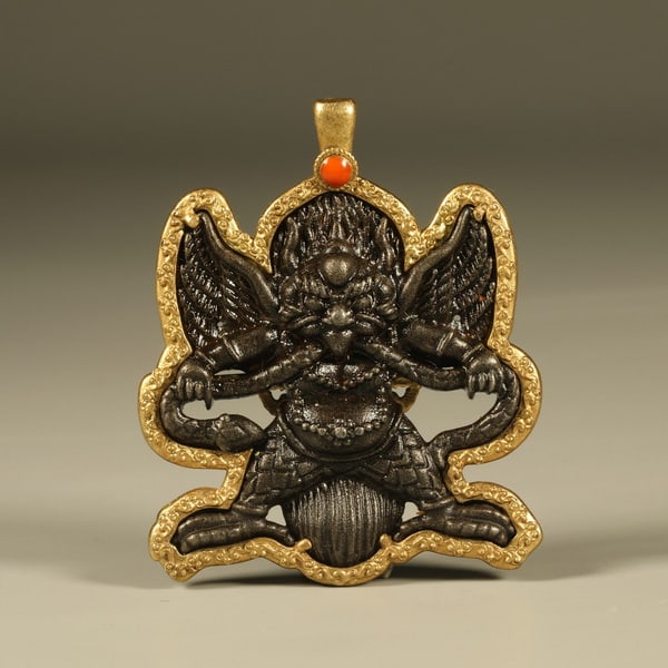 20th centuryIron Great Peng Golden Wing Pendant (1 of 6)