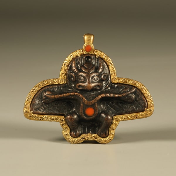 20th centuryIron Great Peng Golden Wing Pendant (1 of 6)
