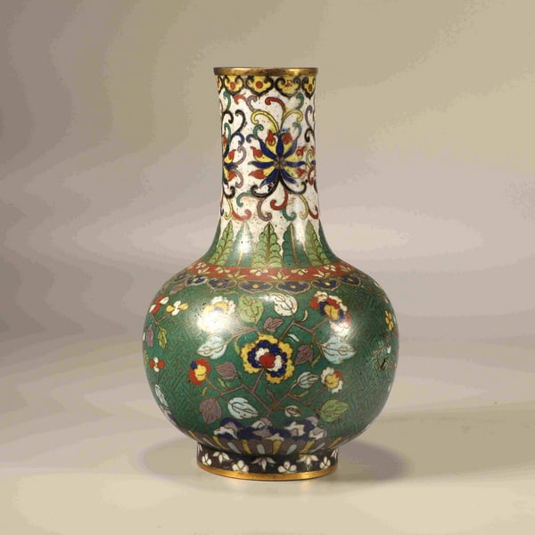 The 20th century - Blue and White Floral Celestial Bottle (1 of 6)