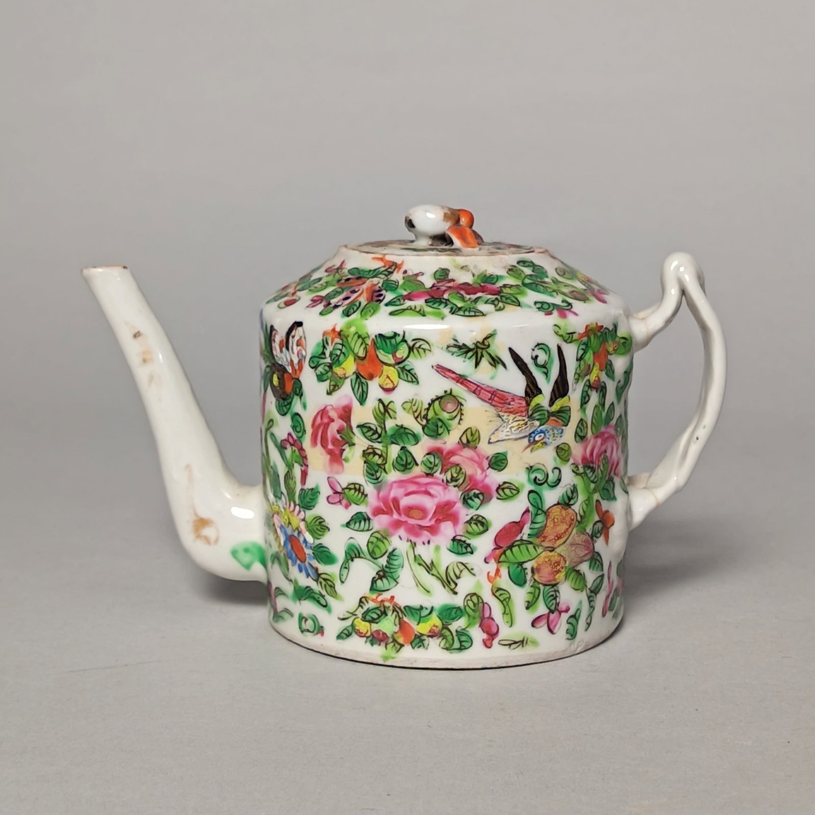 Late Qing Dynasty - Pink Glazed Flower Pot (1 of 5)