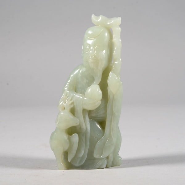 White Jade Birthday Celebration Figure: Name White Jade Birthday Celebration Figure Dimensions 13CM Condition Additional photographs and condition reports are available upon request as a courtesy to our clients. Any condition report