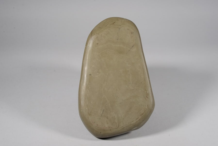 Green stone dragon-pattern inkstone - 4