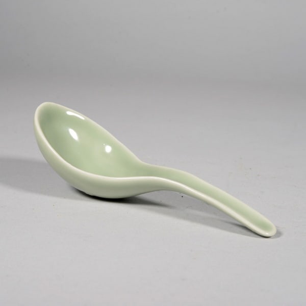 Blue-glazed spoon: Name Blue-glazed spoon Dimensions 14CM Condition Additional photographs and condition reports are available upon request as a courtesy to our clients. Any condition report represents an opinion only