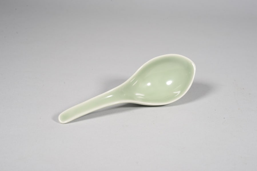 Blue-glazed spoon - 5