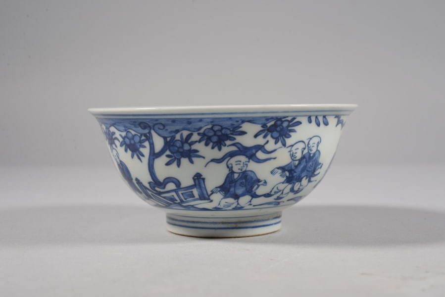Blue and White Baby Playing Bowl - 2