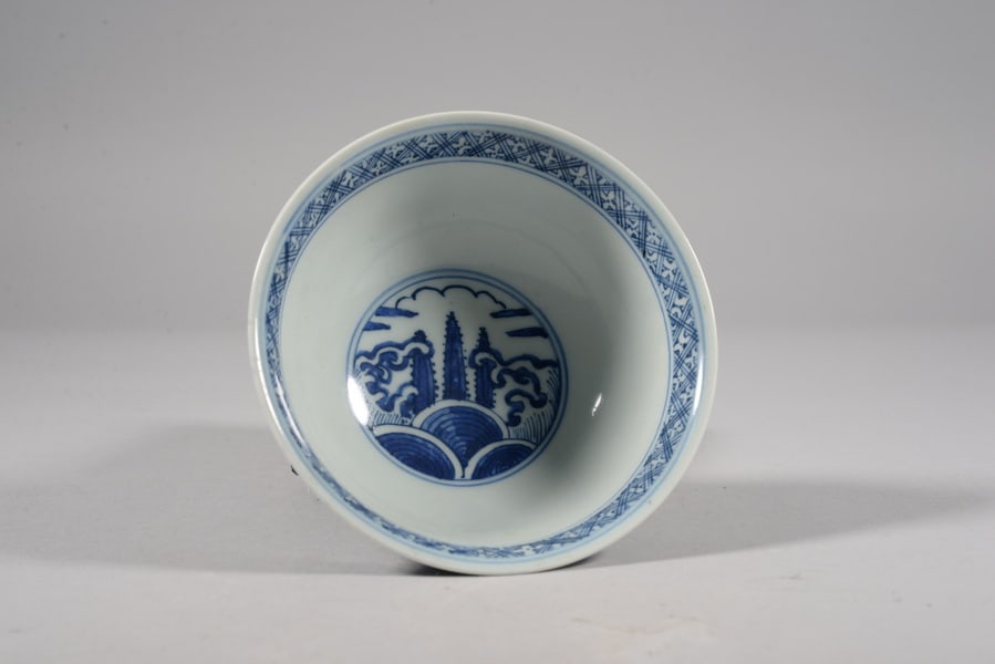 Blue and White Baby Playing Bowl - 4