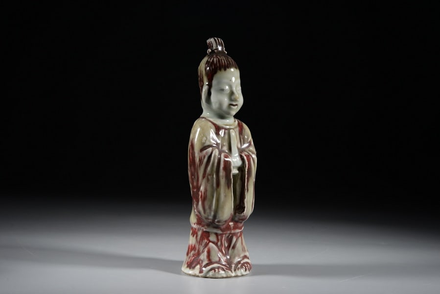 Glazed red-figure porcelain figure - 2