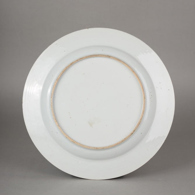 Blue and White Peony Flower Plate - 5