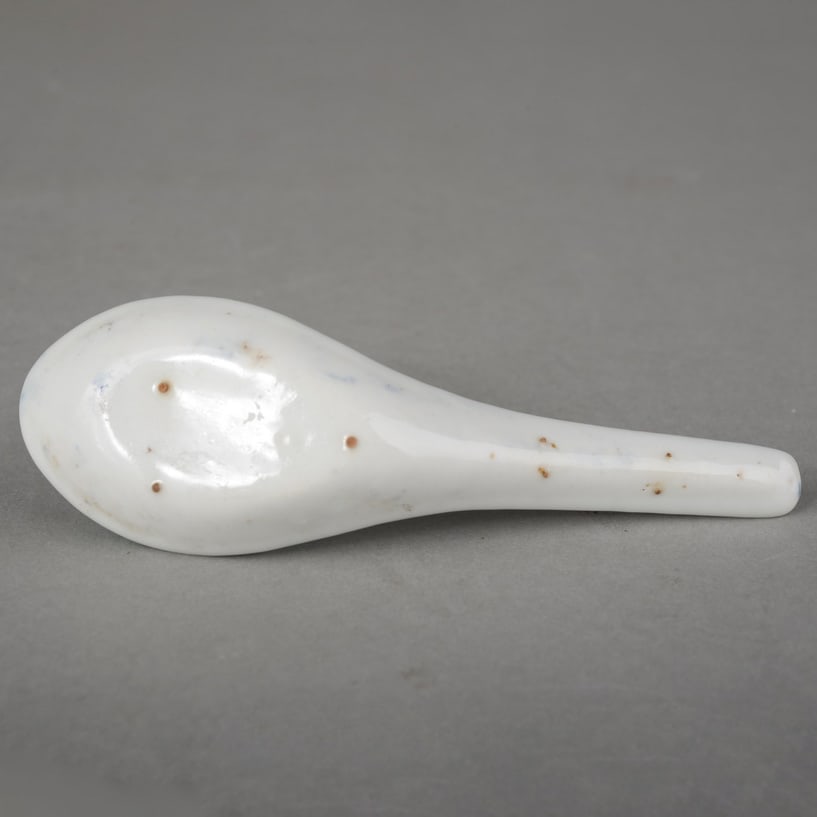 Blue and white scroll-patterned ladle - 5