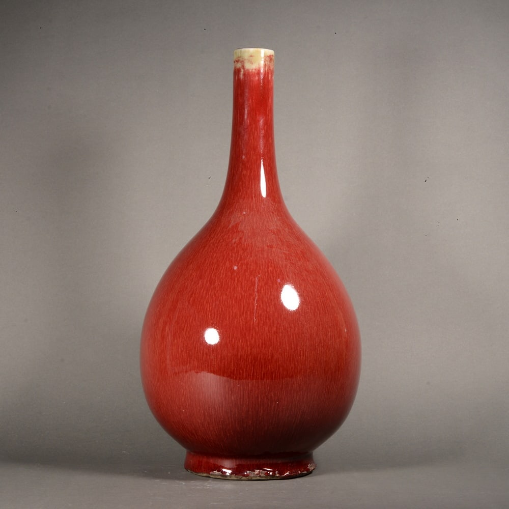 Red-glazed spouted bottle (1 of 8)