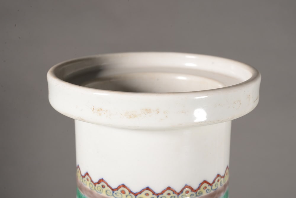 Celadon-decorated Eighteen Arhats Stalked Bottle - 5