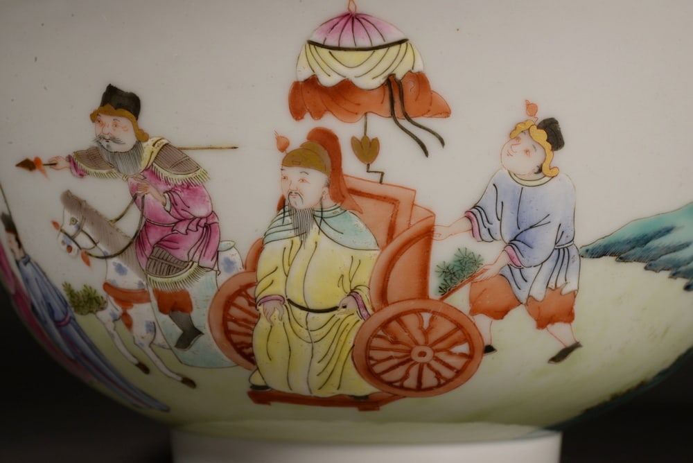 Pastel figure story bowl - 5