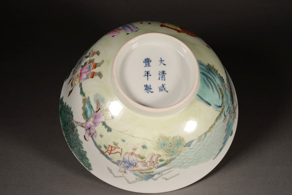 Pastel figure story bowl - 8