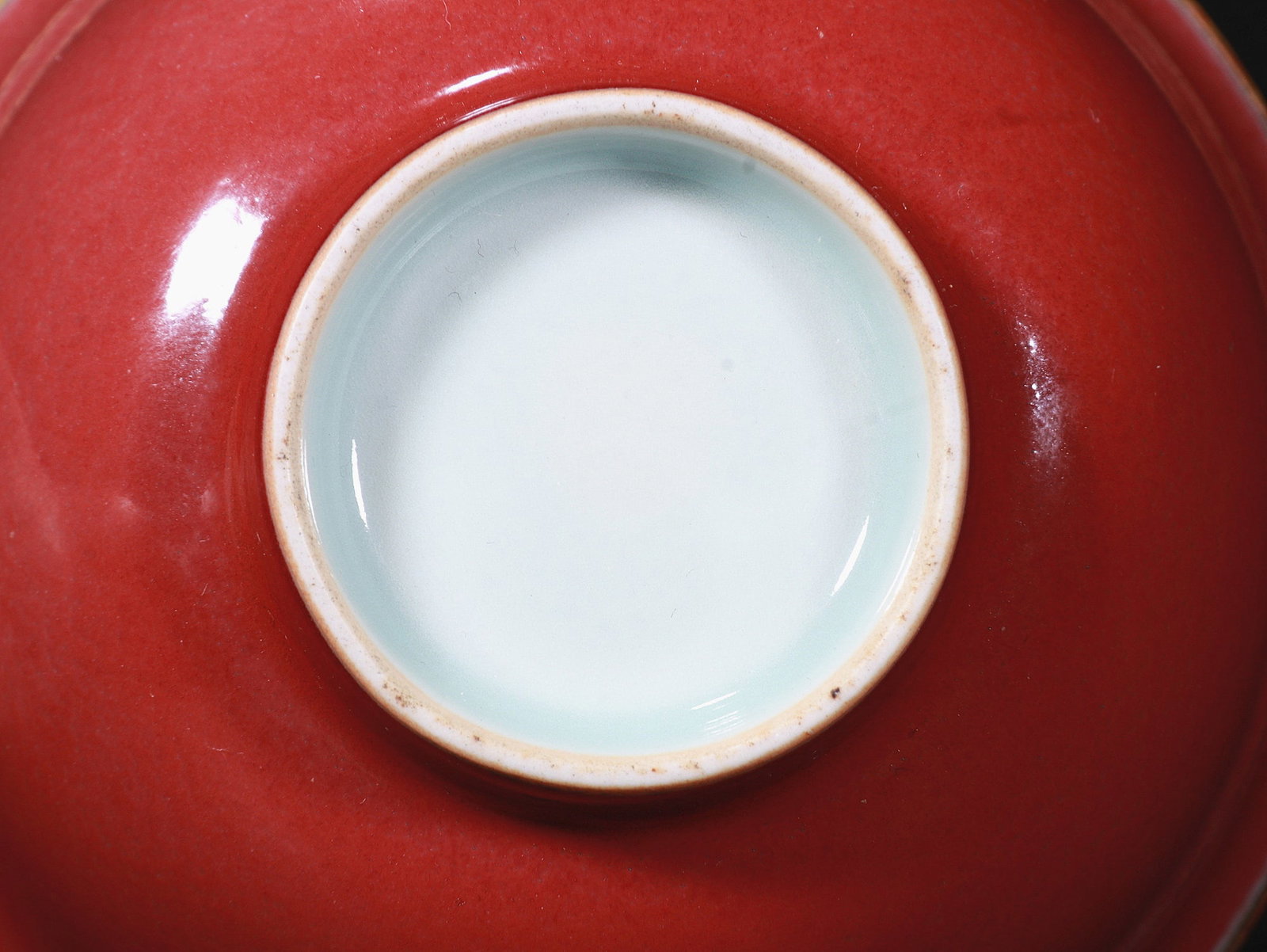 Red-glazed bowl - 4