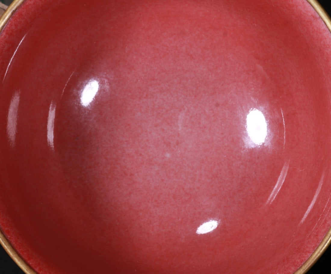 Red-glazed bowl - 5