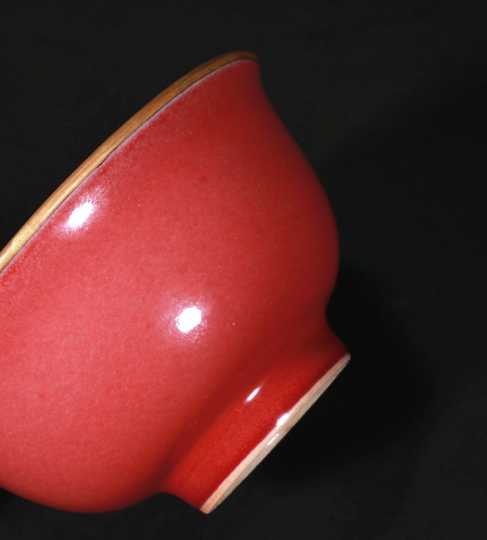 Red-glazed bowl - 6