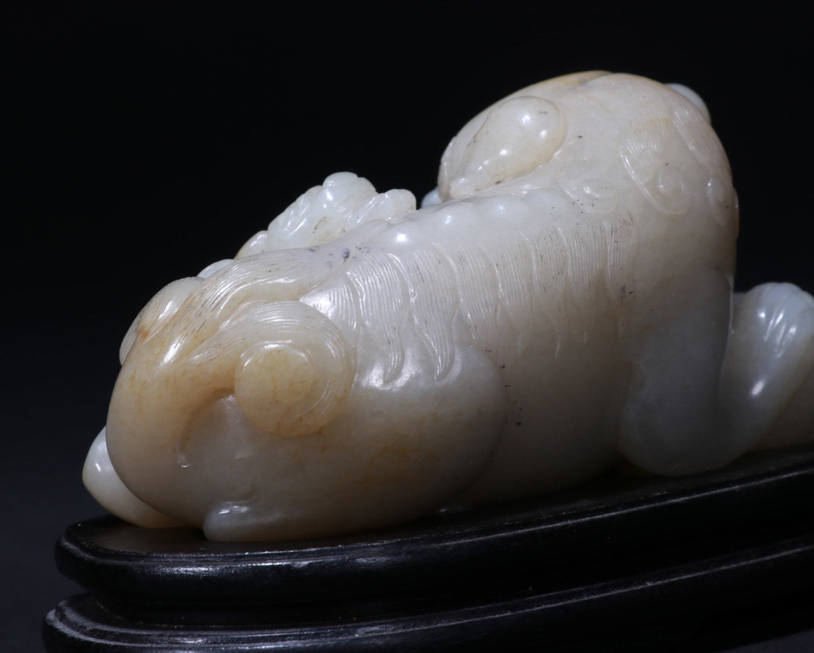 White jade lion figurine - 6