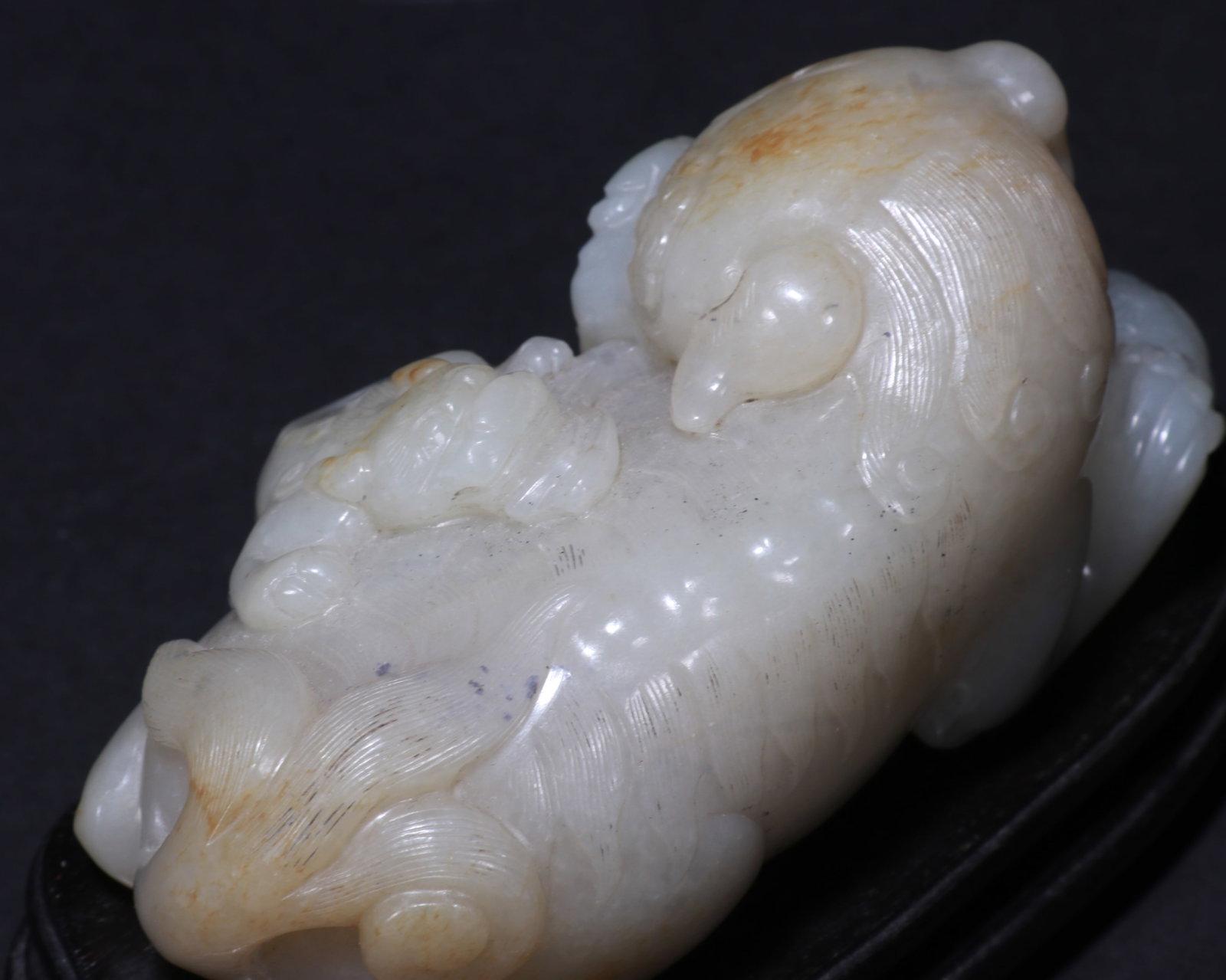 White jade lion figurine - 9