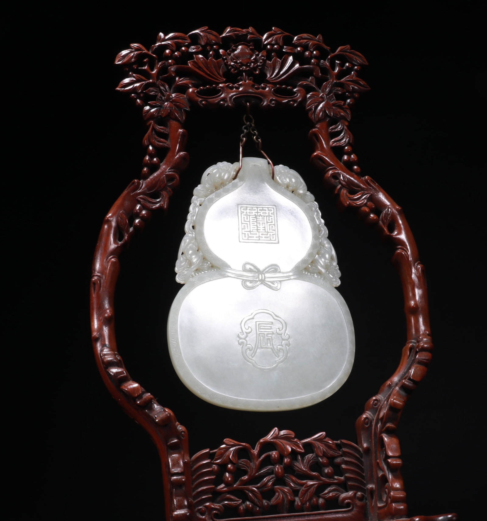 White Jade Huulu Hanging Screen - 2