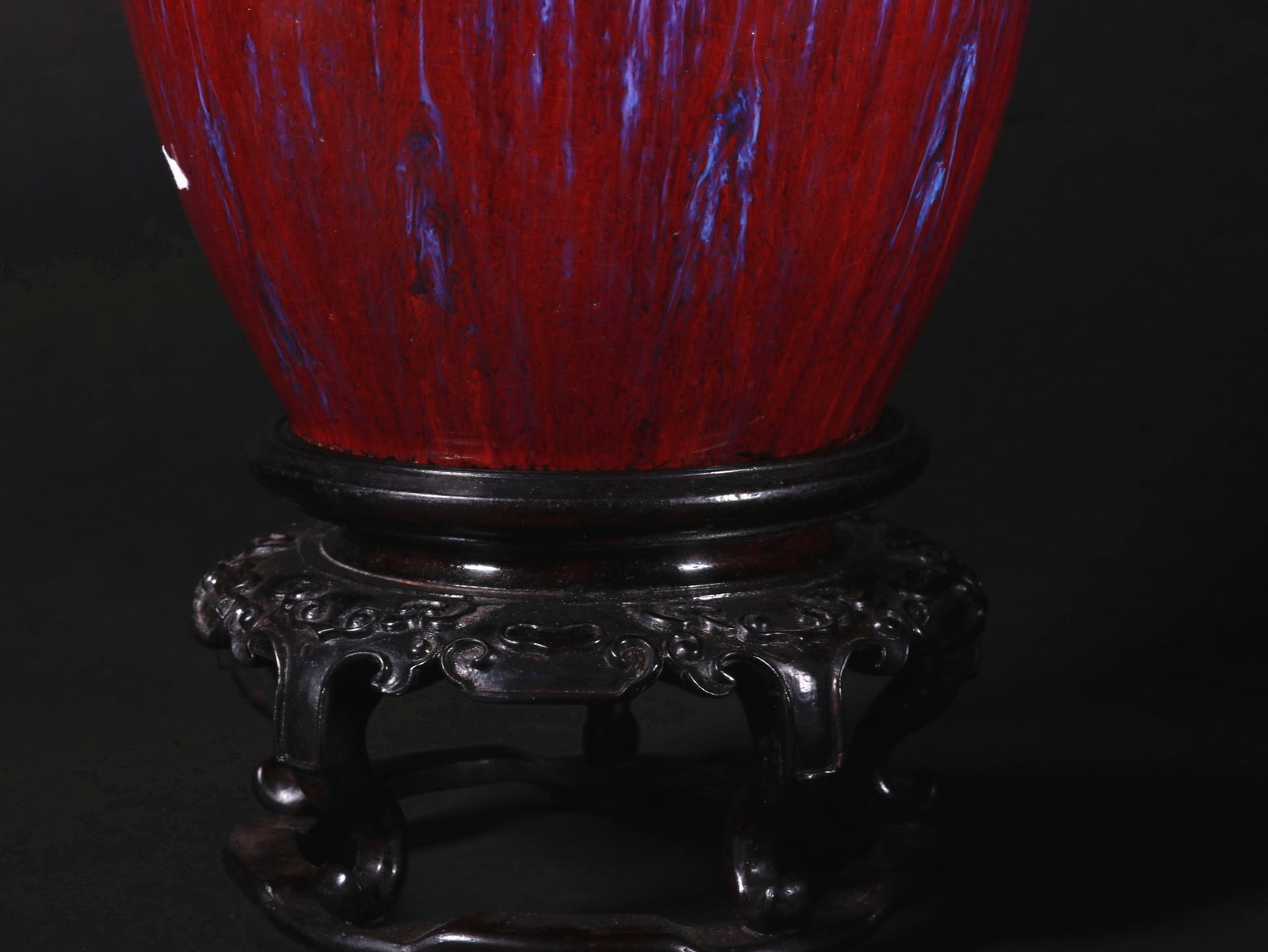 Glazed pottery cylinder - 5