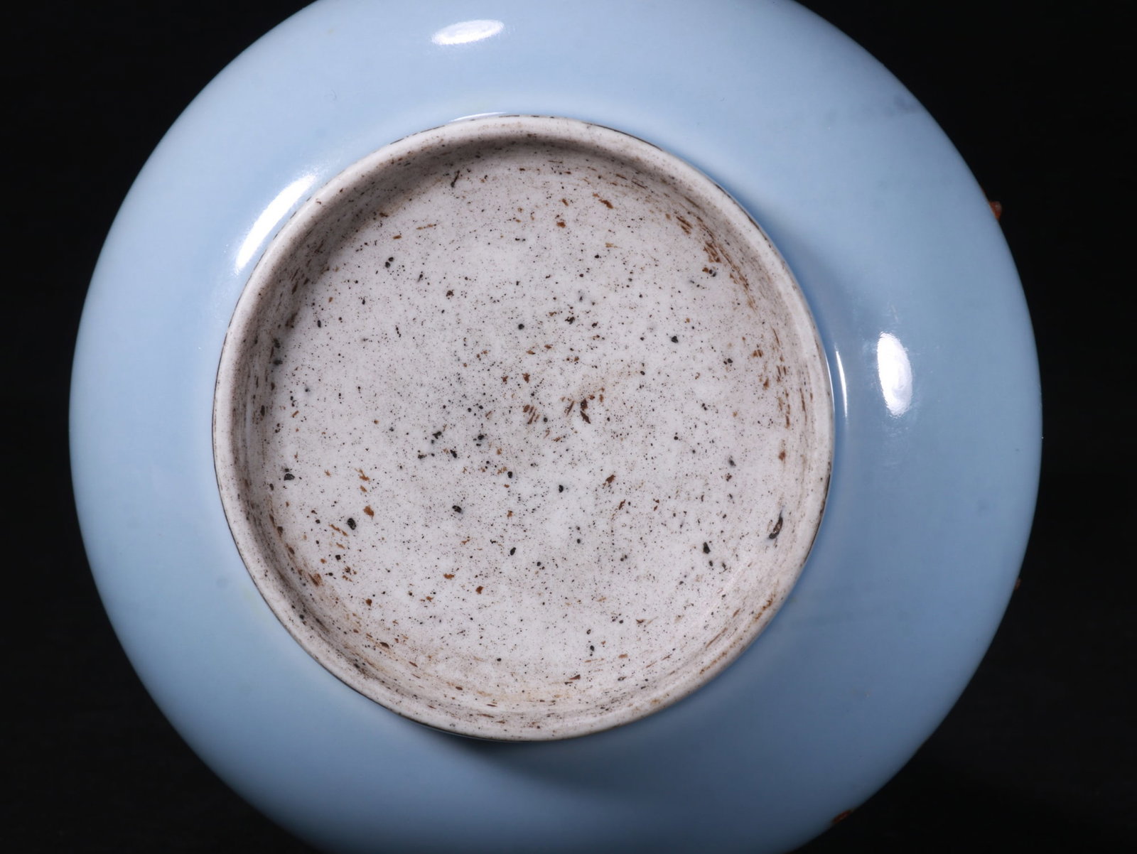 Blue-glazed bottle - 4