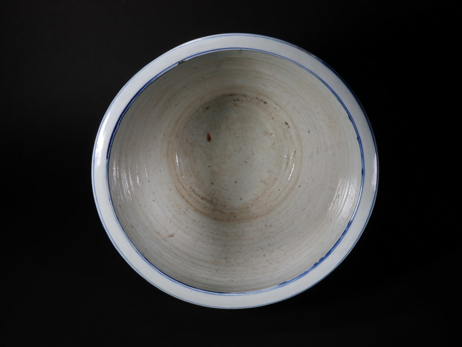 Blue and white lion-patterned vase - 7