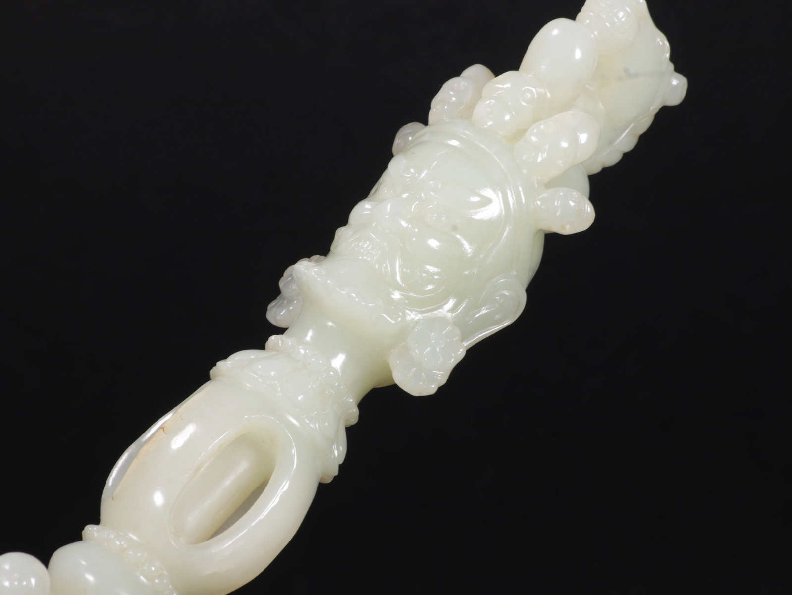 White Jade Vajra Staff - 10