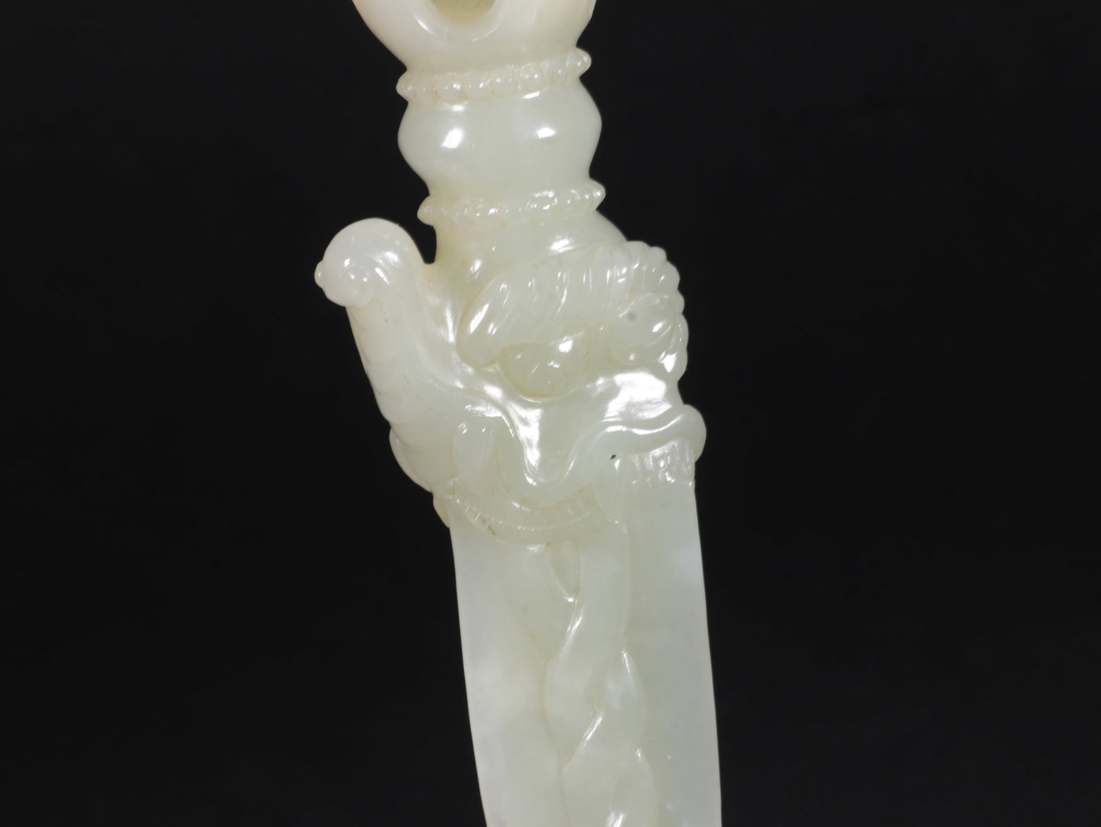 White Jade Vajra Staff - 11