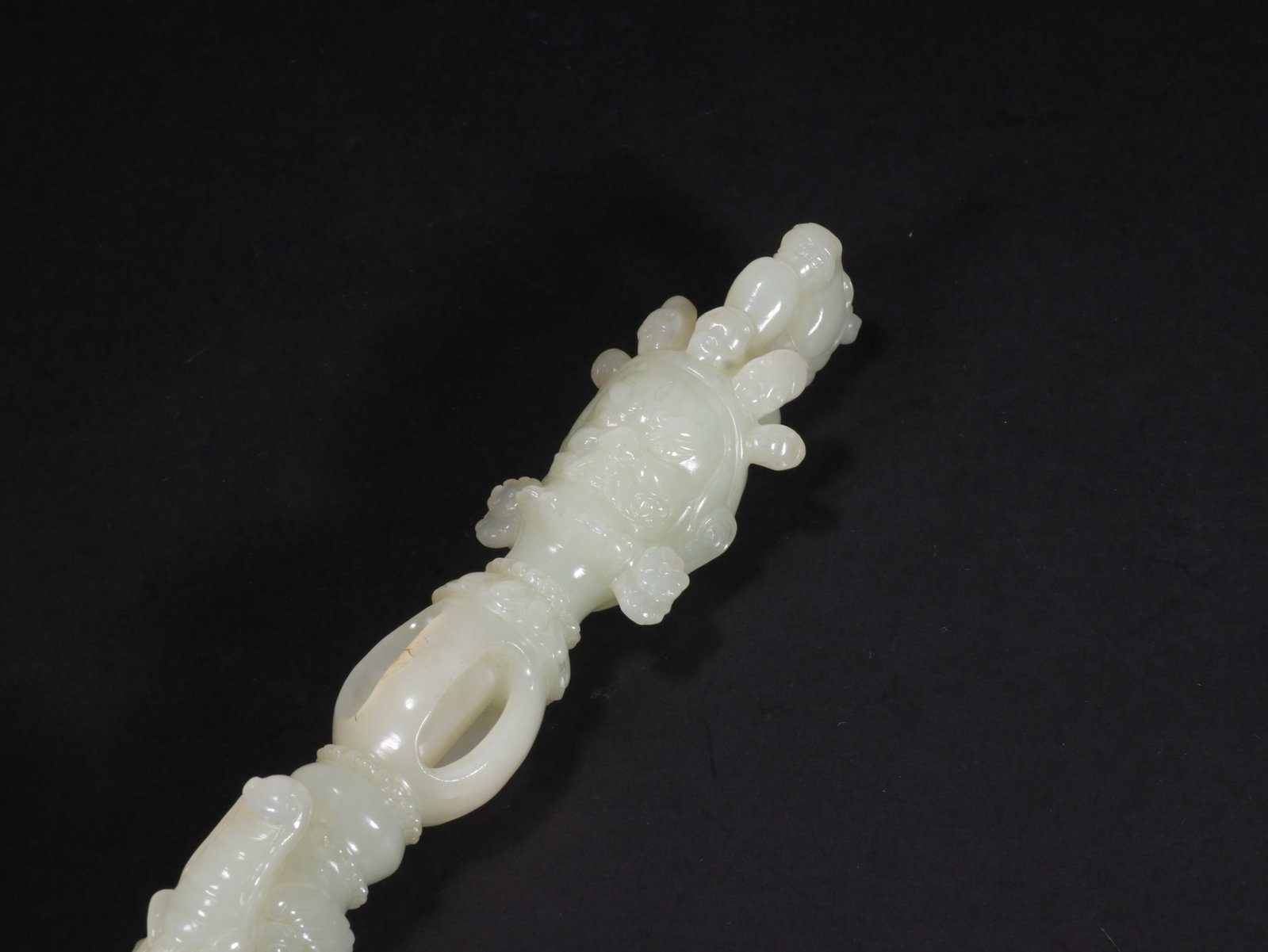 White Jade Vajra Staff - 2