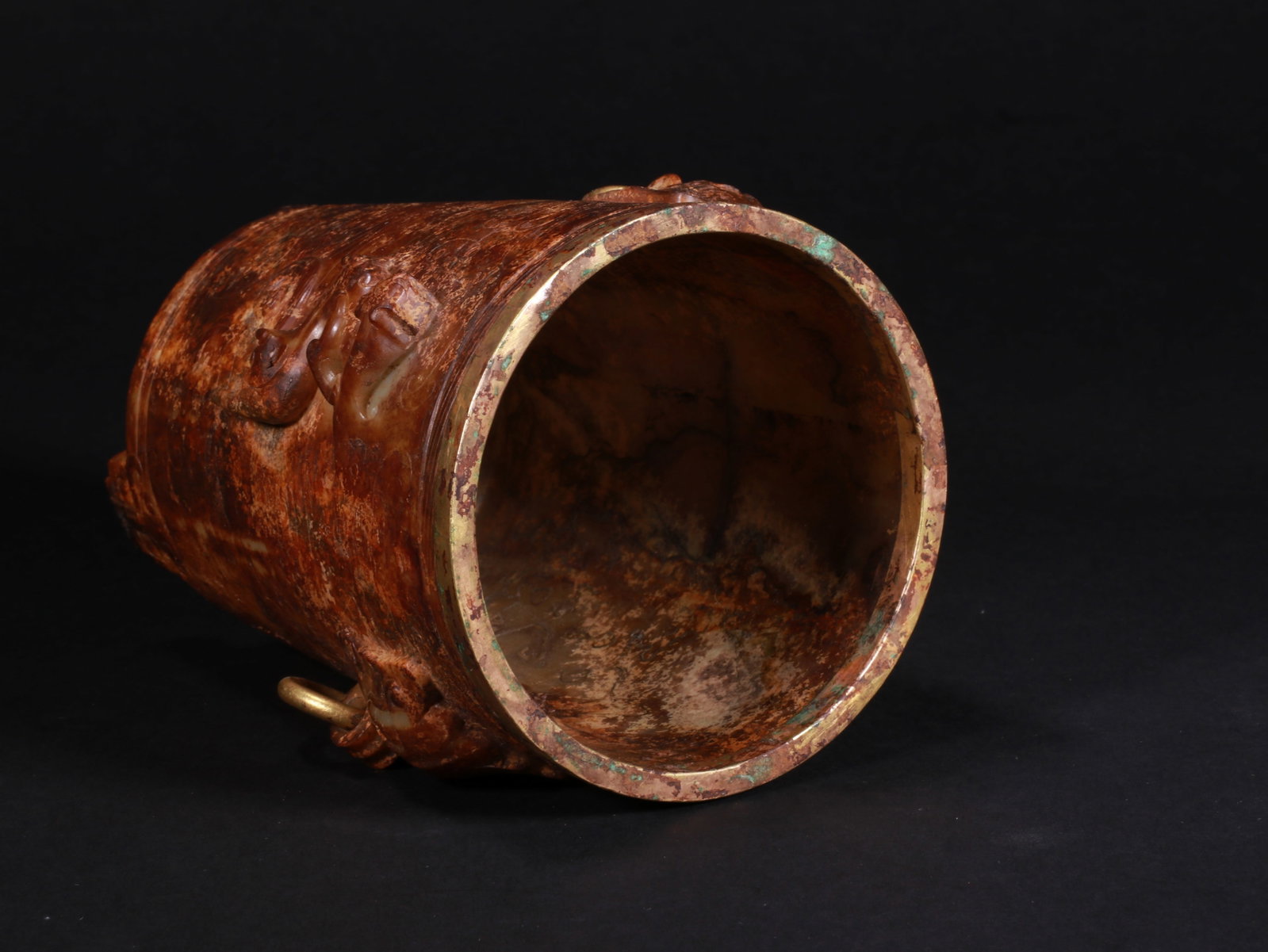 Beast-shaped jade cup - 6