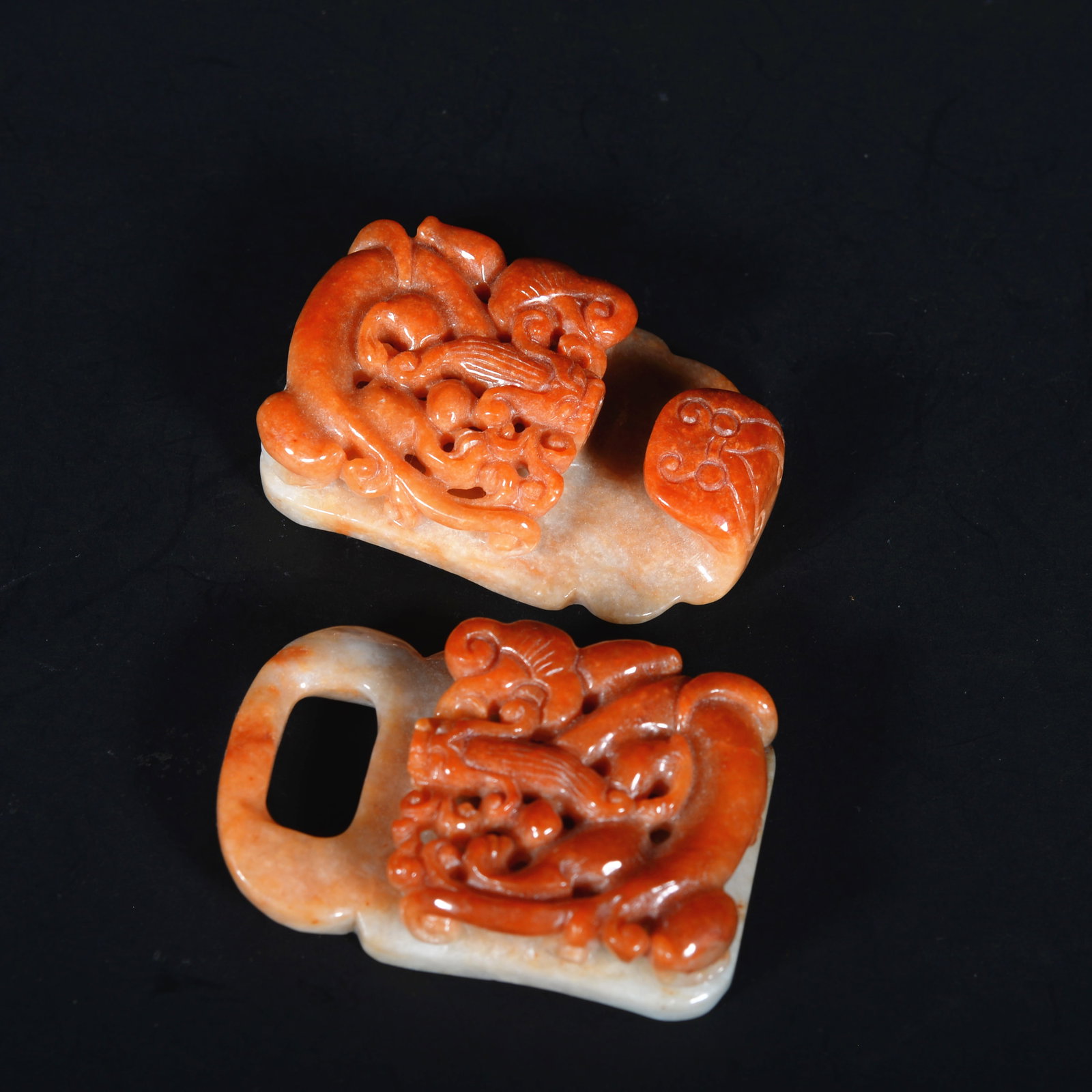 Red emerald dragon-shaped handle - 4