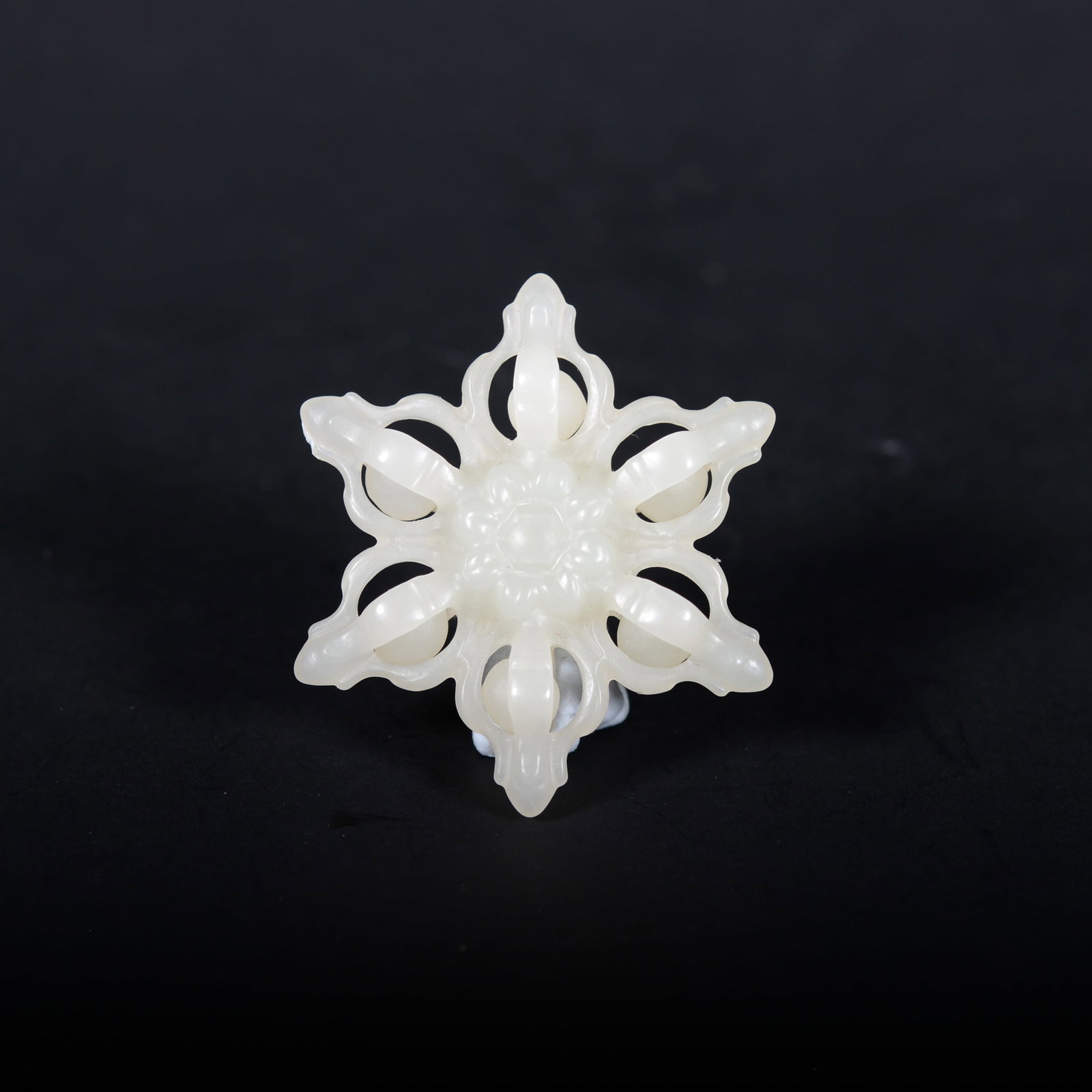 White Jade Vajra Staff: 5CM