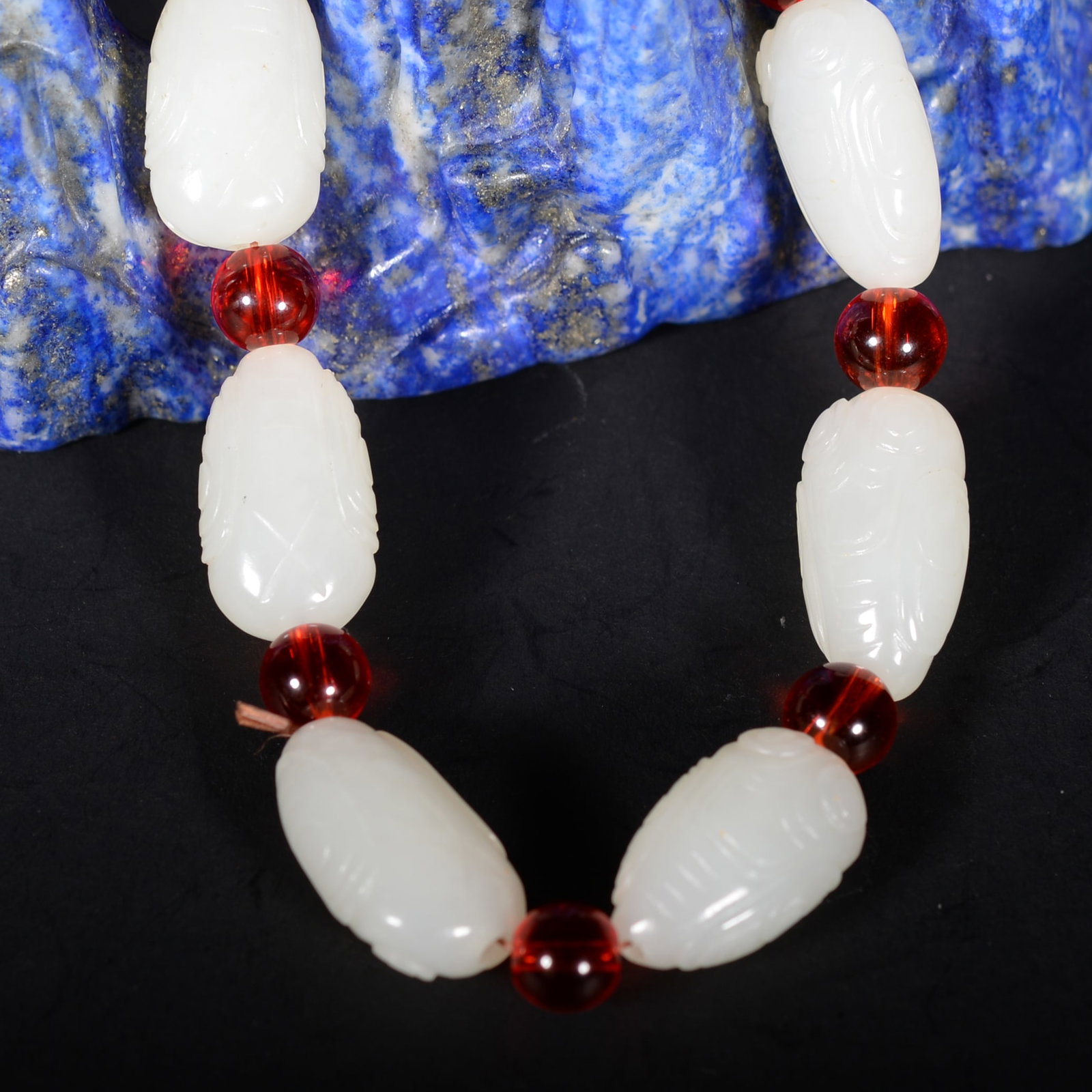 White Jade Cicada-shaped Bracelet - 3