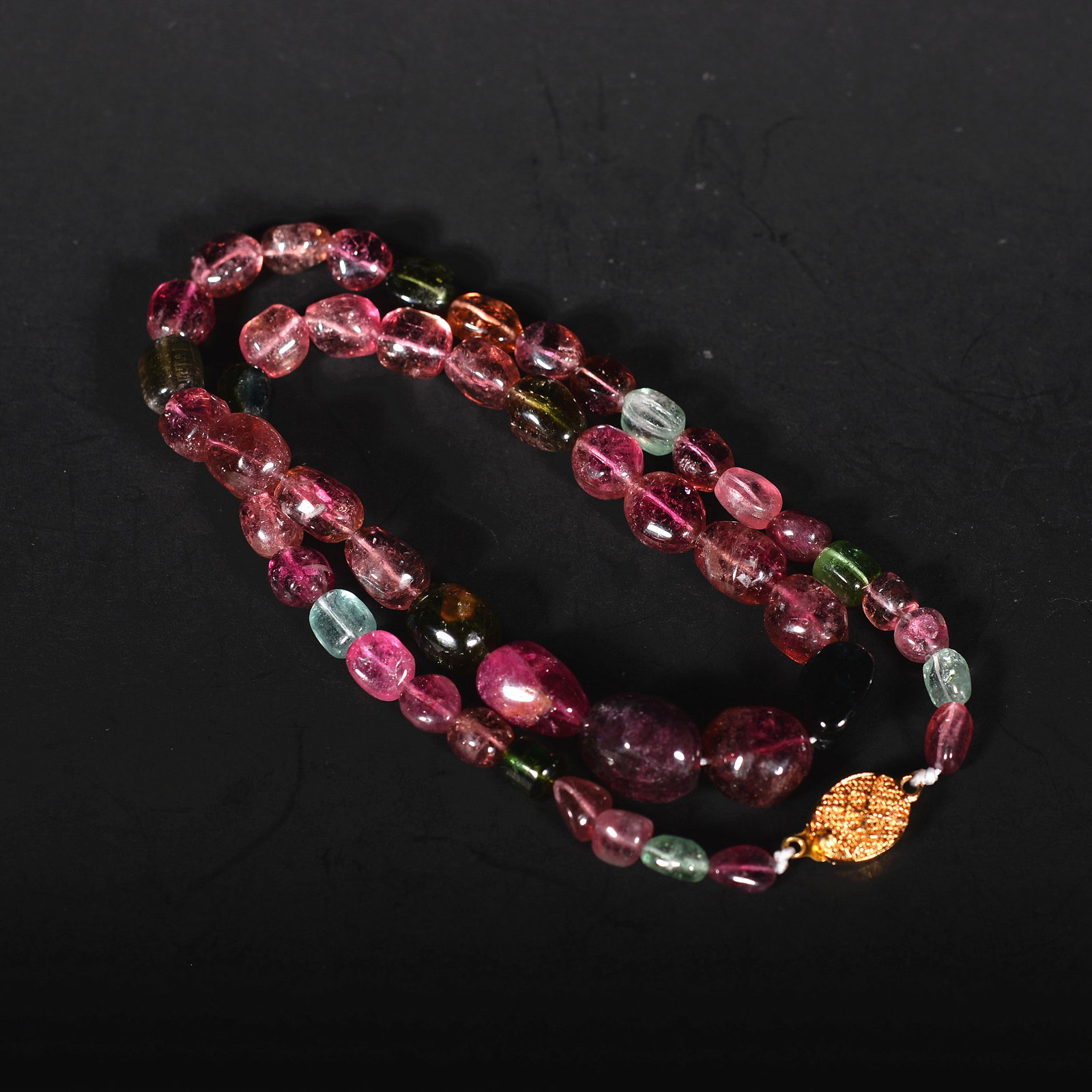 Amethyst necklace: 0.8CM